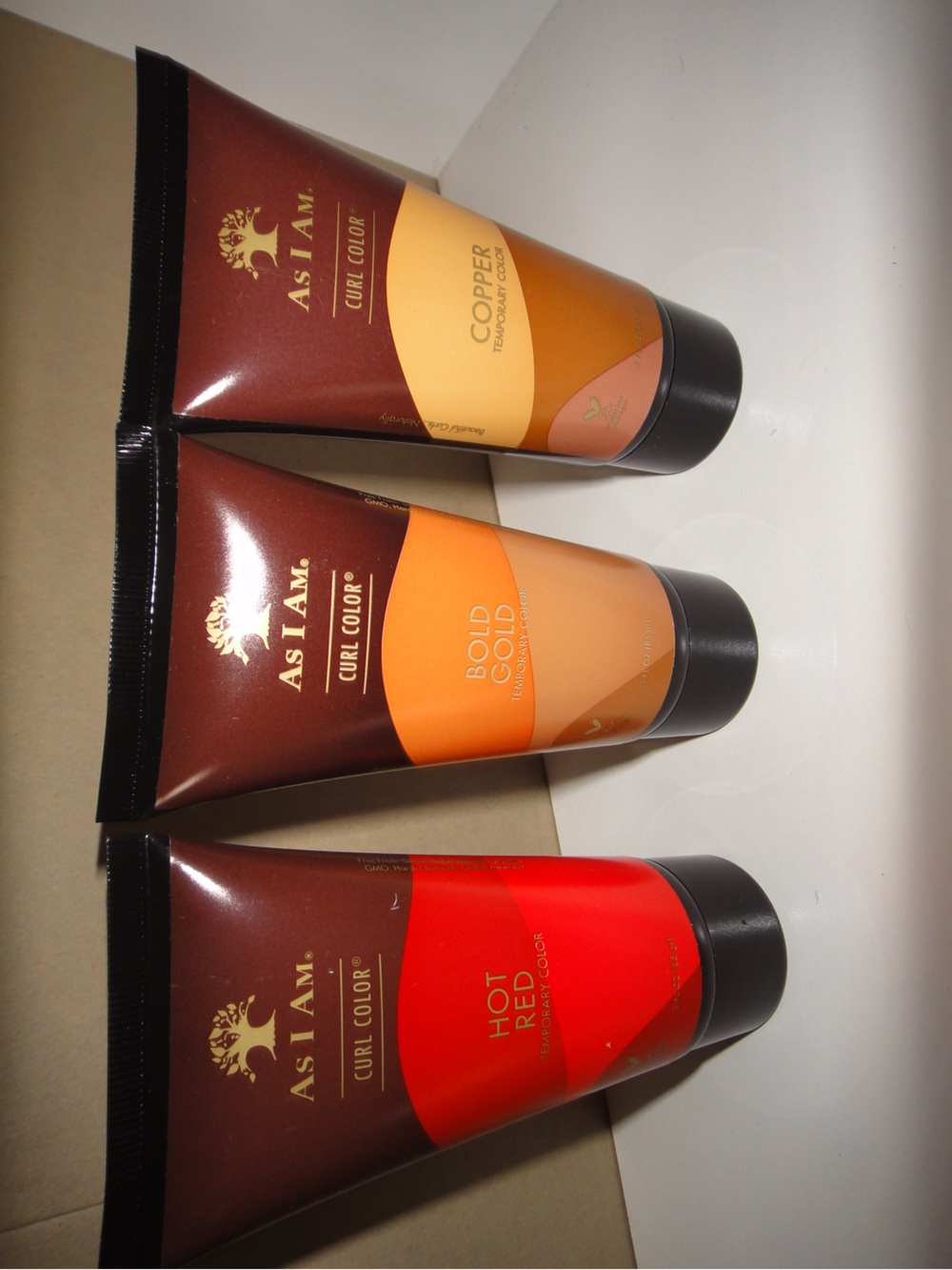 Curl Color Temporary Hair Tint - Bold Gold, Hot Red, Copper
